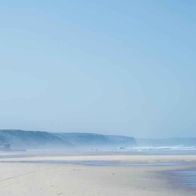 Vista da costa oceânica viagem perfeita e destino de férias