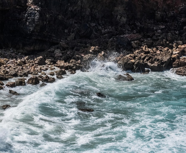 Vista da costa oceânica viagem perfeita e destino de férias