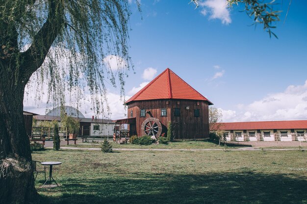 vista da fazenda