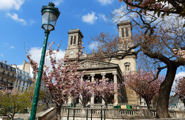 Vista da Igreja de São Vicente de Paulo 1824 1844 dedicada a São Vicente de Paulo Paris França