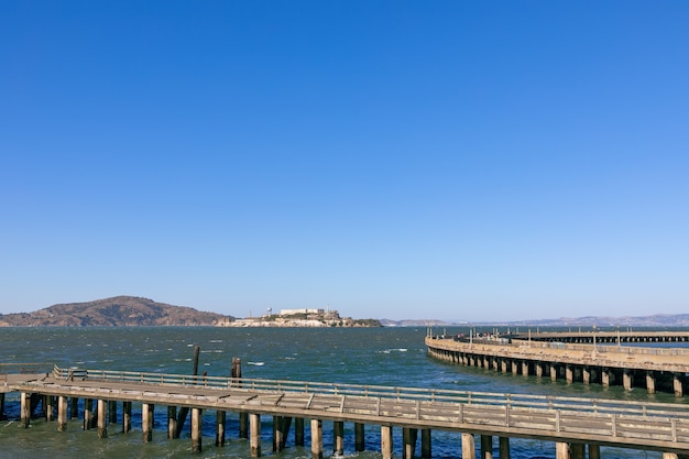 Vista da Ilha de Alcatraz em São Francisco