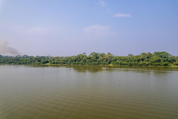 Vista da lagoa yarinacocha em pucallpa