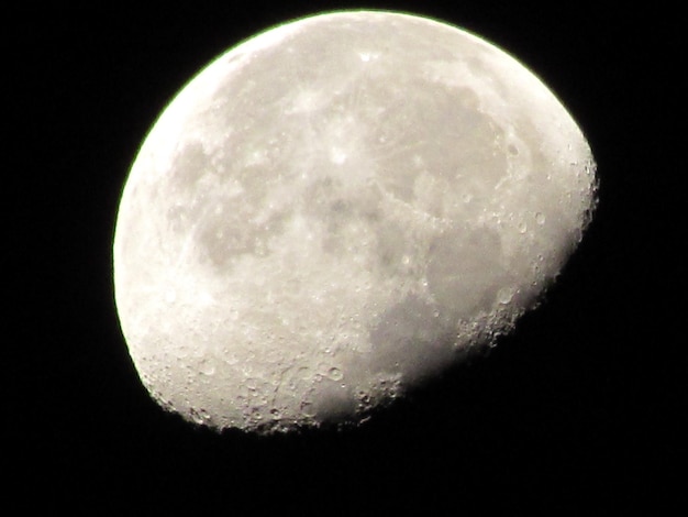 Foto vista da lua à noite