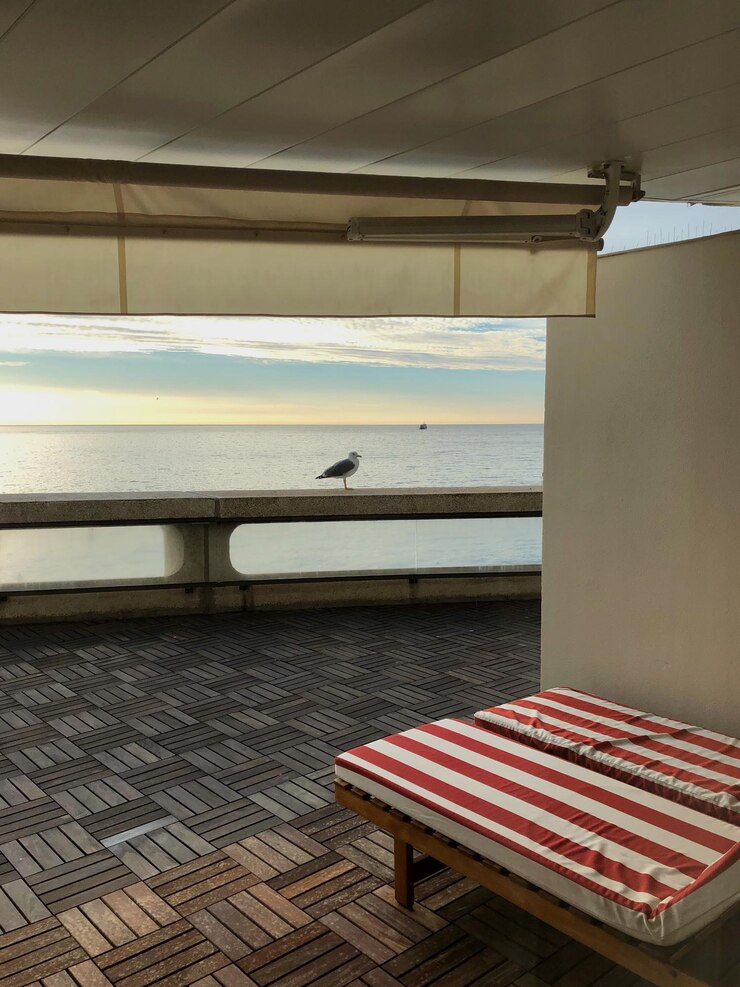 Foto vista da manhã em mônaco