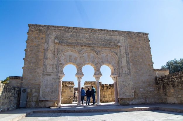 Vista da Medina Azahara do século X Córdoba Andaluzia Espanha