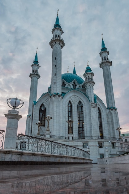 Vista da mesquita KulSharif em Kazan