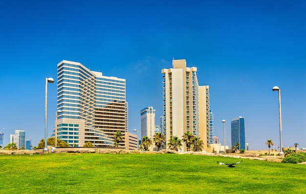 Vista da orla mediterrânea de Tel Aviv - Israel