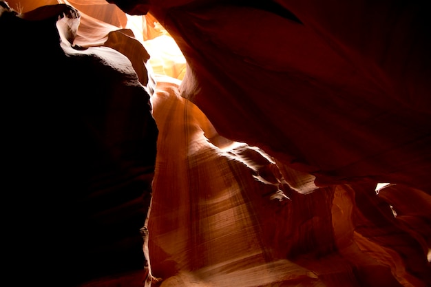 vista da página Lower Antelope Canyon Arizona Estados Unidos