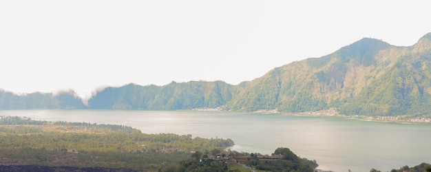 Vista da paisagem da montanha de Bali