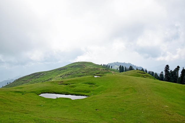 Vista da paisagem montanhosa no Paquistão