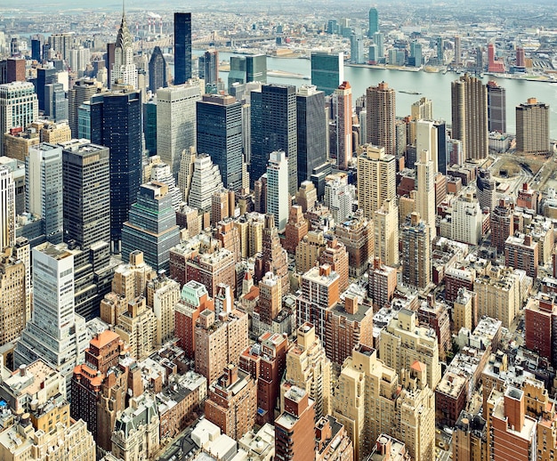 Vista da paisagem urbana de Manhattan