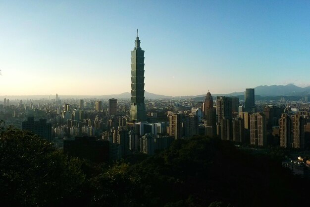 Vista da paisagem urbana