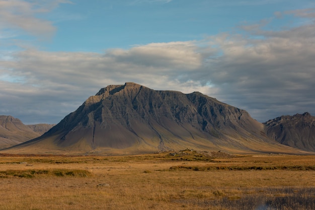 Foto vista da península de snaefellsnes, na islândia ocidental.