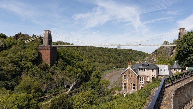 Vista da Ponte Pênsil de Clifton em Bristol
