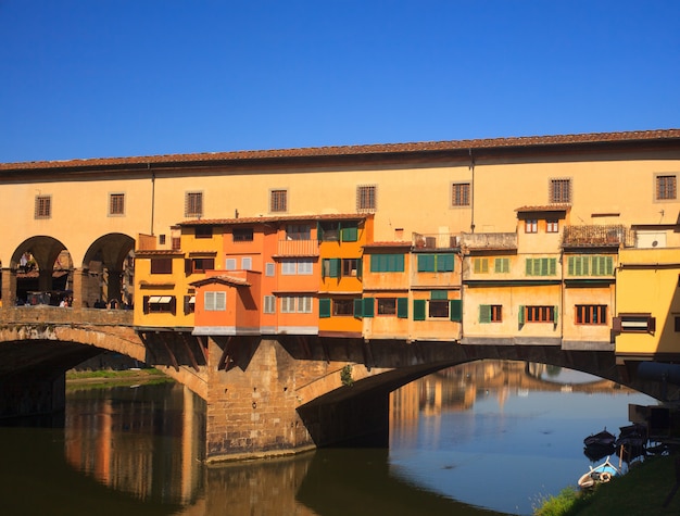 Vista da Ponte Vecchio em Florença