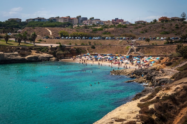 Vista da praia de balai