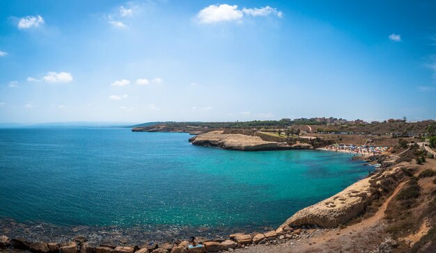 Vista da praia de balai