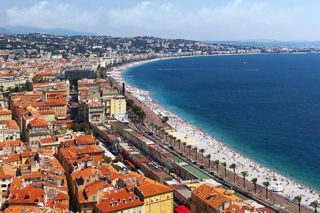 Foto vista da riviera francesa