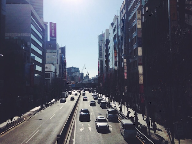Vista da rua da cidade