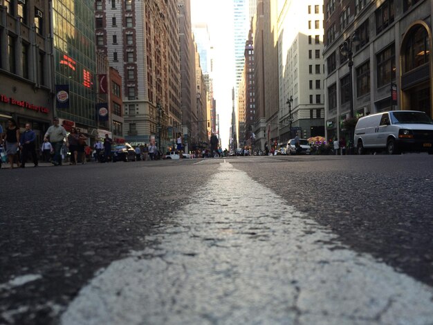 Foto vista da rua da cidade