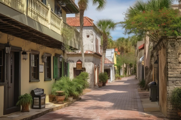 Vista da Rua St George em St Augustine