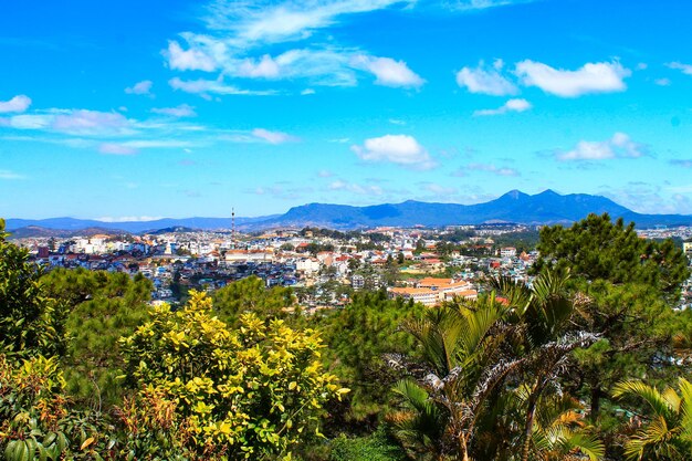 Vista de Dalat, Vietnam. Dalat se encuentra en las tierras altas centrales del sur de Vietnam