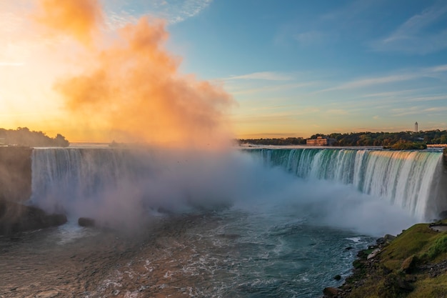 Vista das Cataratas do Niágara do lado canadense