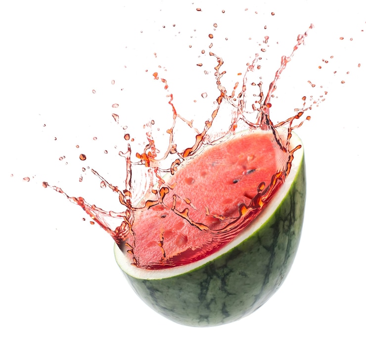 Foto vista de alto ângulo da fruta contra fundo branco