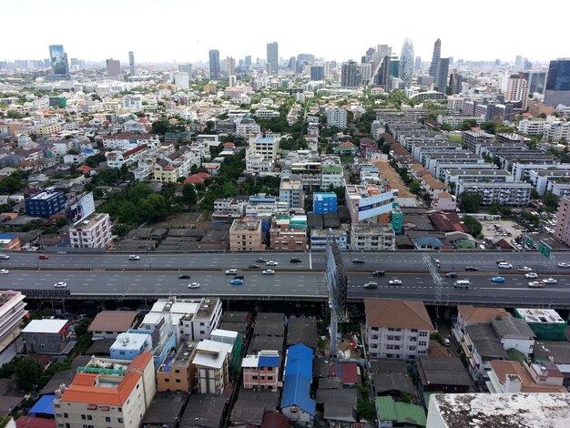 Vista de alto ângulo da paisagem urbana