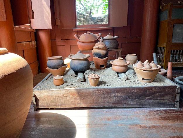 Foto vista de alto ângulo de alimentos na mesa