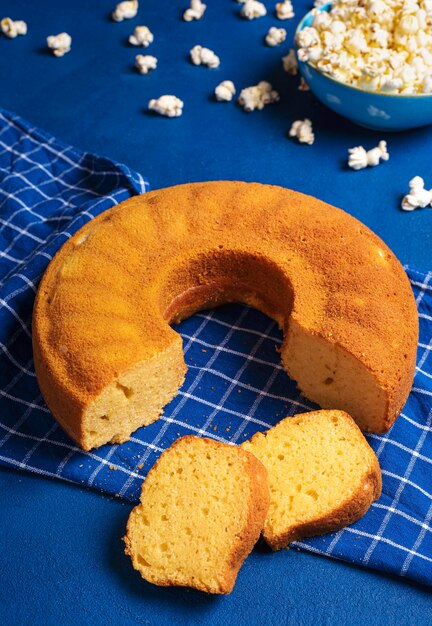 Foto vista de ângulo alto de biscoitos na mesa