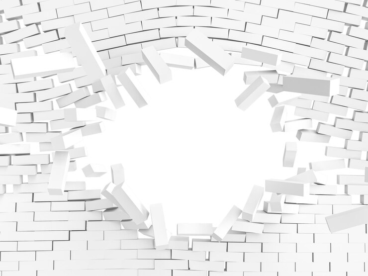 Foto vista de ângulo baixo de padrão abstrato contra fundo branco
