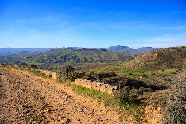 Vista, de, antiga, estrada