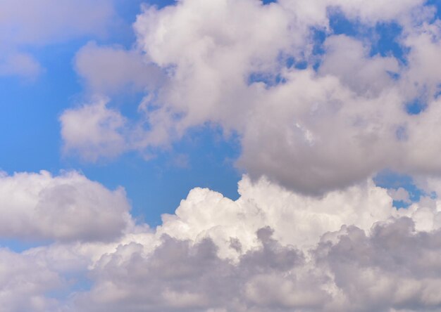 Foto vista de baixo ângulo de nuvens no céu