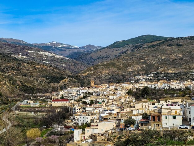 Vista de cadiar na alpujarra de Granada