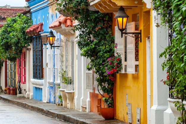 Vista de Cartagena de Indias, Colômbia