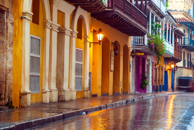 Vista de Cartagena de Indias, Colômbia