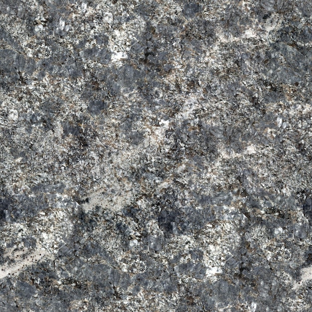 Vista de detalhe da superfície de granito cinza Fundo quadrado sem costura