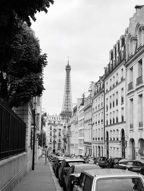 Foto vista de edifícios na cidade