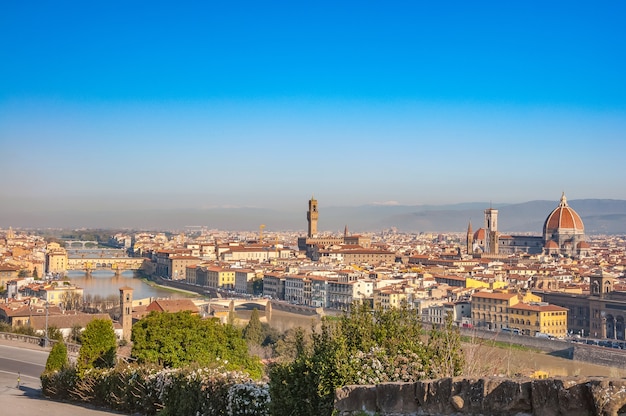 Vista, de, florença, de, piazzale, michelangelo, florença, tuscany, itália