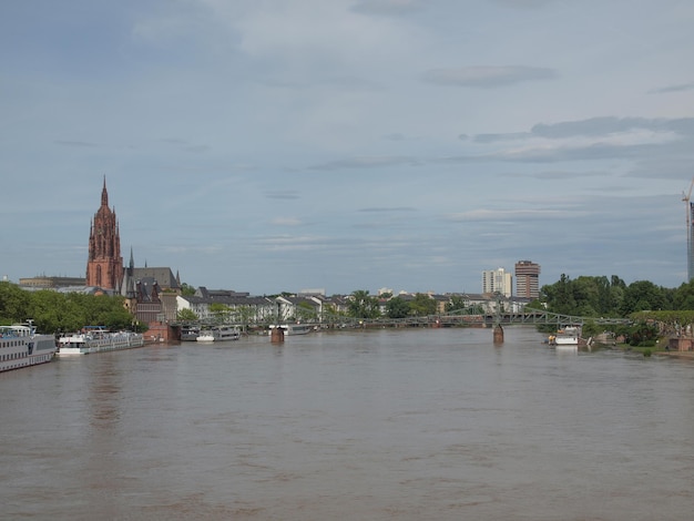 Vista de Frankfurt Alemanha