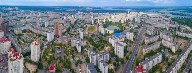 Vista de Kiev, Obolon da altura