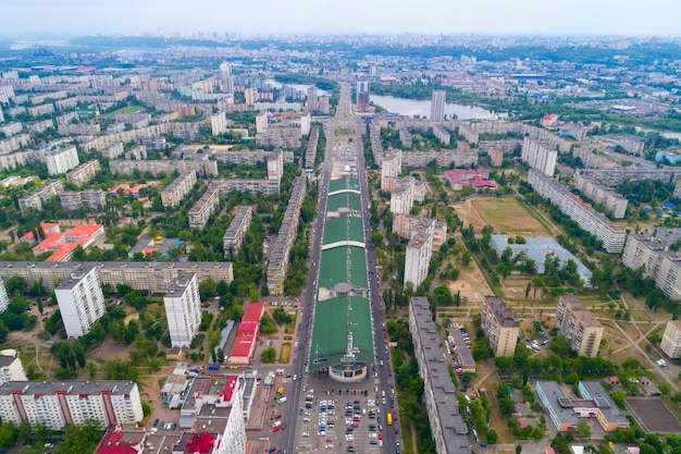 Vista de Kiev, Obolon da altura