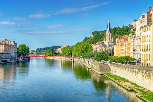 Foto vista de lyon frança