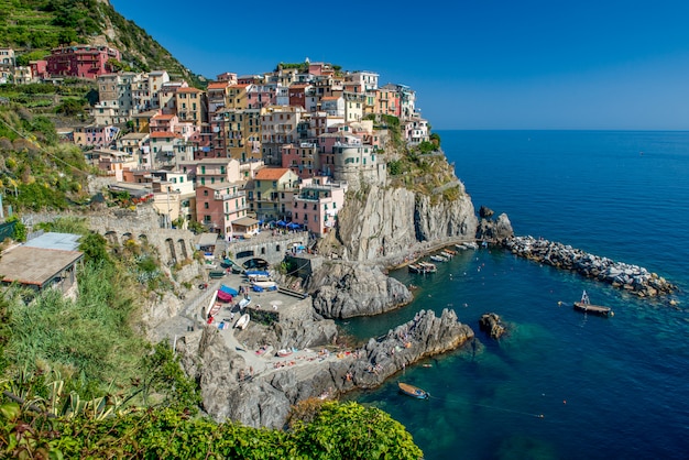 Vista de Manarola no Cinque Terre