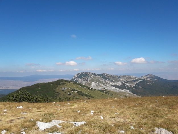 Vista, de, montanhas, paisagem