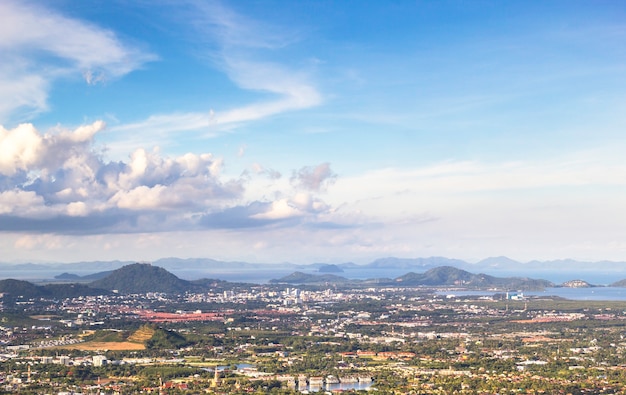 Vista, de, paisagem, phuket, ilha