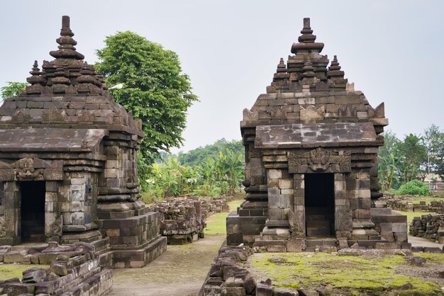 Foto vista de um templo