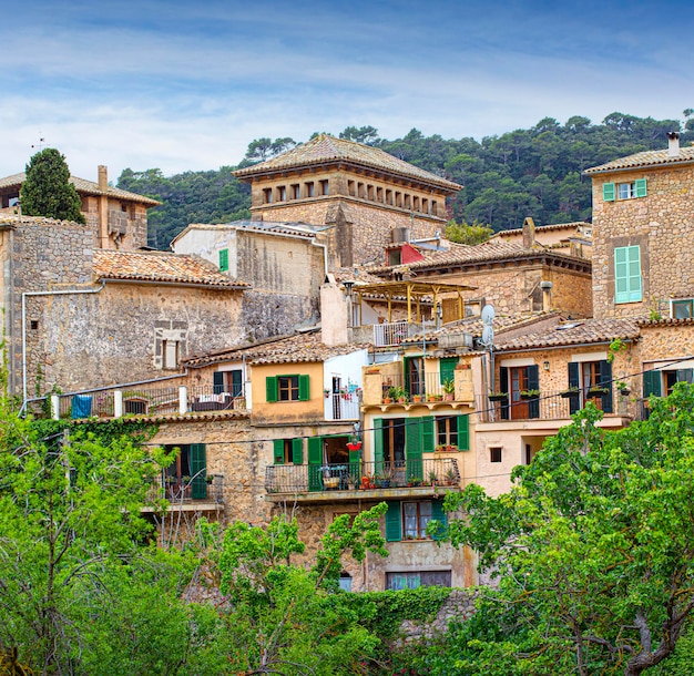 Foto vista de valldemossa maiorca espanha