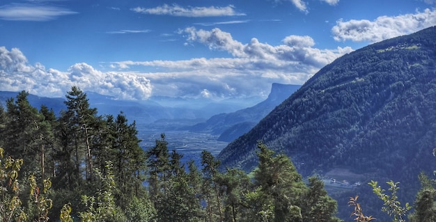 Foto vista de vellau para merano